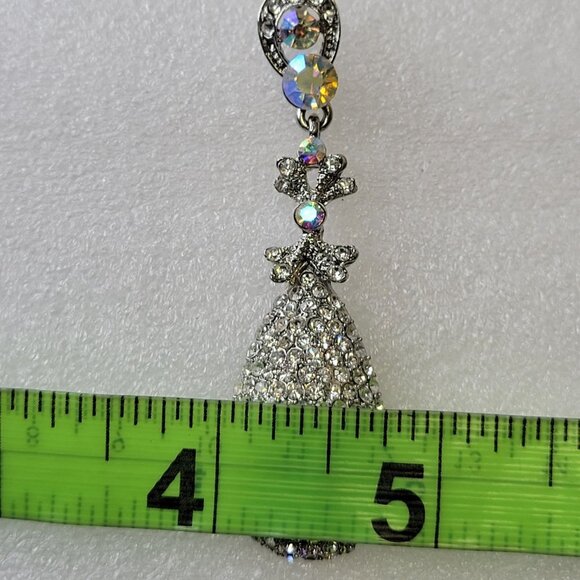 Crystal Rhinestone Earrings - Picture 10 of 13